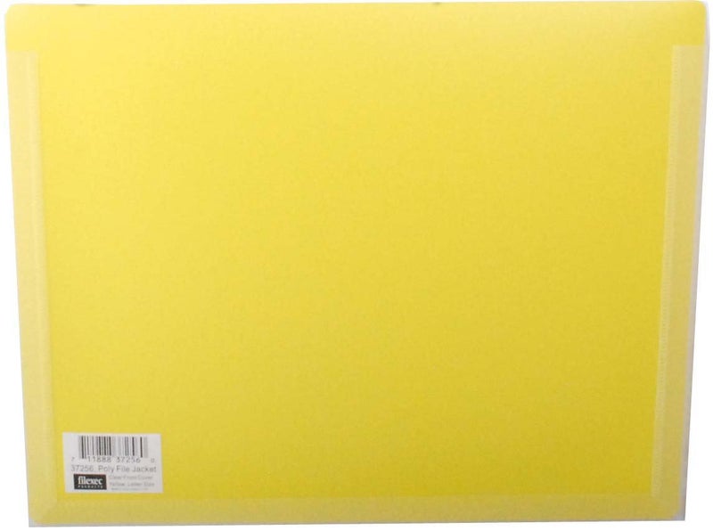 Filexec, File Jacket, Letter Size, Yellow, Pack of 5 (50331-37256) - Image 2
